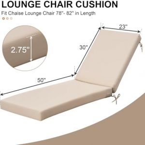 Crestlive Products Chaise Lounge Cushions and Side Table